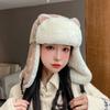 Cat Ear Ear-flapped Hat Thickened Earmuffs Hat Cute Earflaps Warm Hat  Winter
