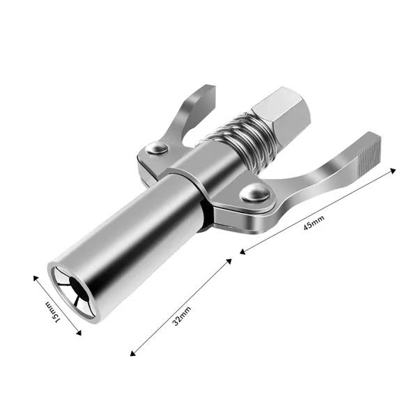 Double Handle Grease Tool Coupler Heavy Duty Quick Release Grease Gun Without/with 30cm Hose