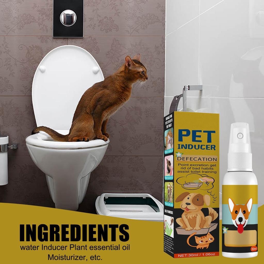 Cat And Dog Defecation Positioning Inducer Urine And Feces Fixed-point Positioning Defecation Training Spray 30ml