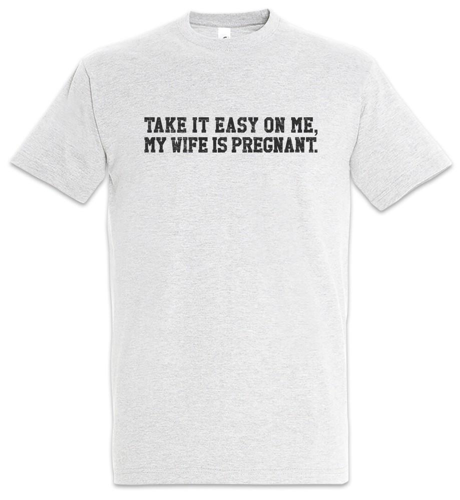 

Футболка «Моя жена беременна» Веселое объявление о беременности XL