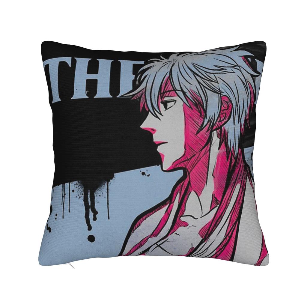 Gintoki Cool Pillowcase Printed Polyester Cushion Cover Gift Gintama Anime Japan Throw Pillow Case Cover Home Drop Shipping 18''