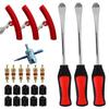 Motorcycle Tire Removal and Repair Pry Bar Tool Set