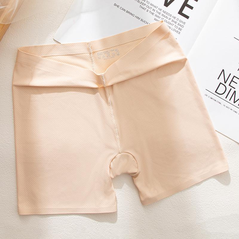 

Женские бесшовные защитные трусики Ice Silk — дышащие, защищающие от воздействия, удобные XL/XXL, 55-73 kg абрикосовый