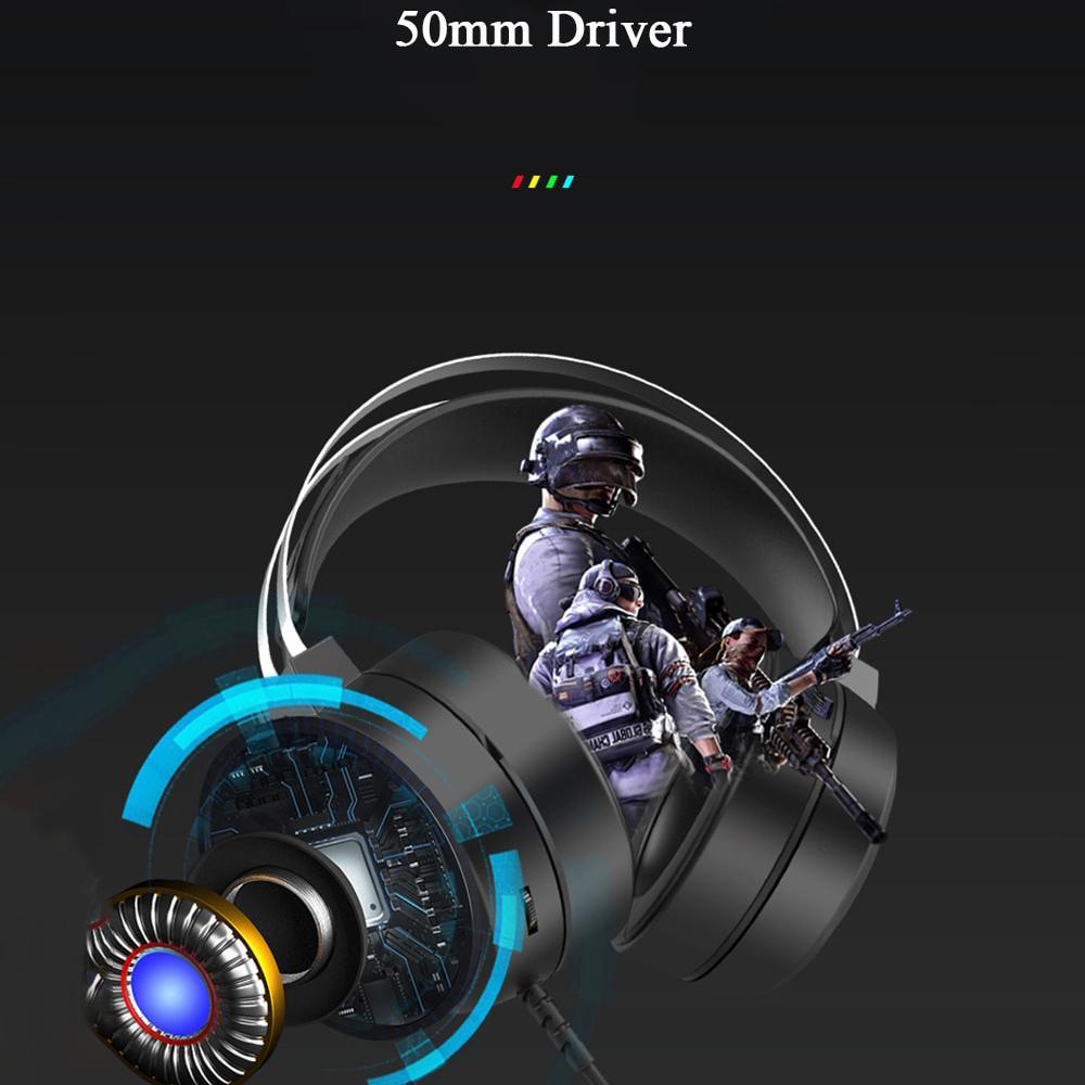Buy Lenovo H401 Game Headset 7.1 Stereo MIC Surround Sound E-sports RGB  Headphone for Laptop Gaming Overwatch Pugb Dota at affordable prices — free  shipping, real reviews with photos — Joom