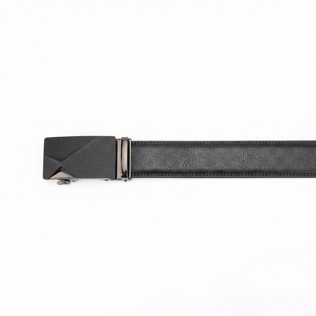 Men'S Belt Cowhide Automatic Buckle Casual High-End Leather Belt Men'S New Middle-Aged And Young Business Versatile Belt