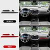 For Chrysler 300 300C 2011 2012 2013 2014 Real Soft Carbon Fiber Sticker LHD RHD Car Driver Passenger Co-pilot Strip Trim