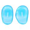 2pcs Blue Ear Cover Shield Anti Staining Plastic Guard Protects Earmuffs From The Dye