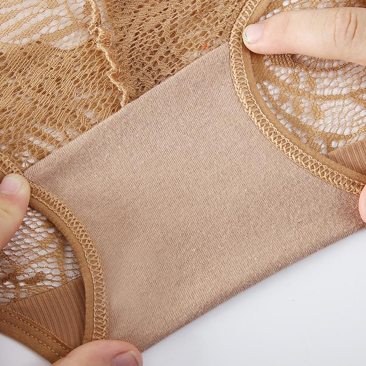 Women's Panties Sensual Erotic Exotic Sexy Panties See-through Lace Hollow Comfortable Women Underwear