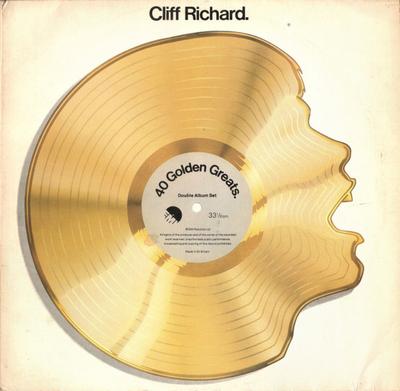 LP deska CLIFF RICHARD - 40 Golden Greats EMTV61 EMI 1977 UK Rock Použitá