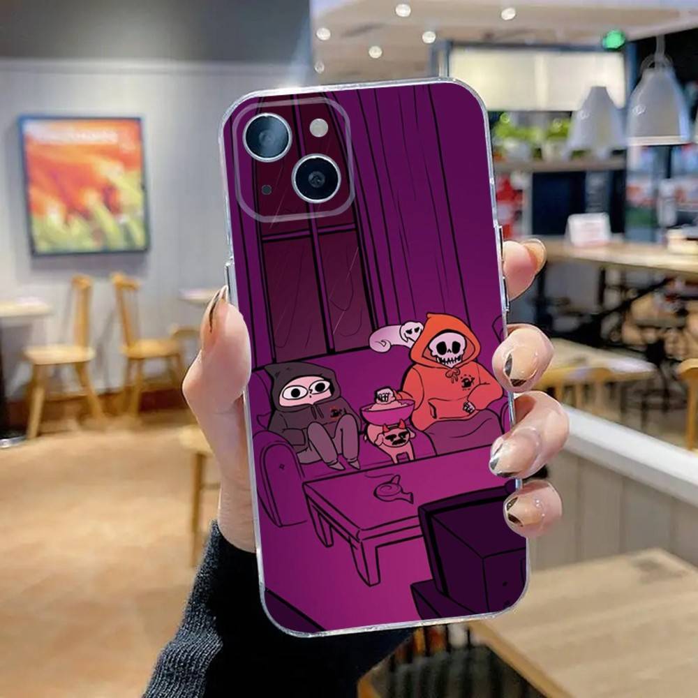 

Cute K-Ketnipz Phone Case For iPhone 16,15,14,13,12,11 Pro,Max,Plus,X,XS,XR,SE,Mini Transparent Silicone Soft iPhone15pro