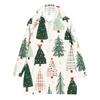 Women's Fashion Casual Long Sleeve Christmas Print Hoodie Top