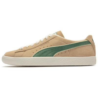 Suede Vintage Players Lounge - Light Sand Deep Forest Unisex Sneakers Tan Pristine 388148-01