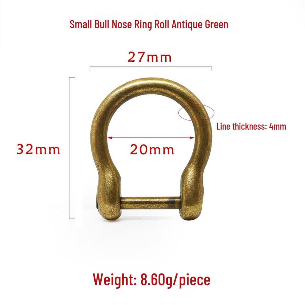 Boucle amovible en D en forme de U pour sacs pour femmes - Accessoire de quincaillerie DIY