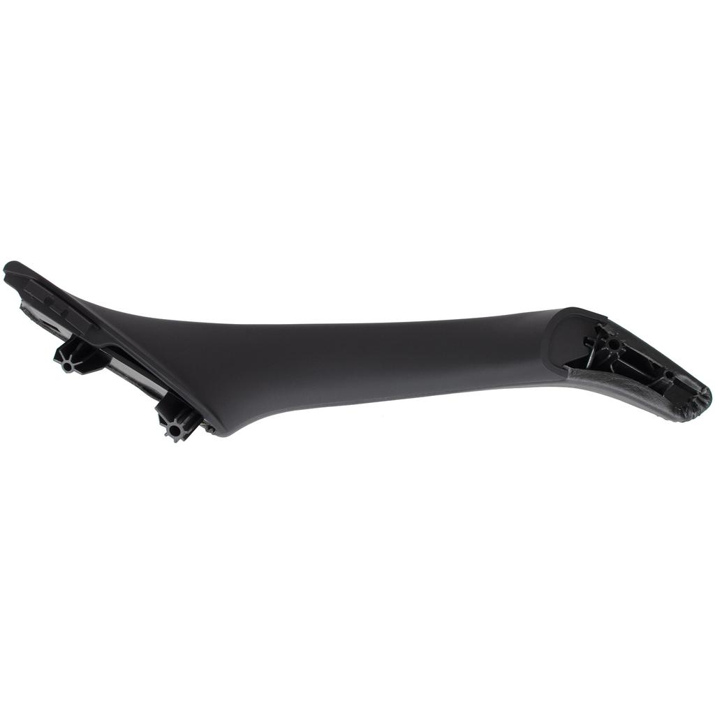 BMW 5 F10 F11 09-17 Black Interior Handle for Left Front Door, 2-Hole & Black Leather Interior Handle for Right Front Door, 2 Pcs Set