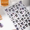 Kuromi Cartoon Guitar & Phone Nail Stickers 6D Embossed Set