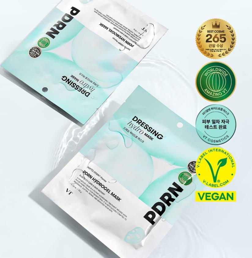 VT PDRN Hydrogel Mask 4 Sheets – Firming & Radiance Care