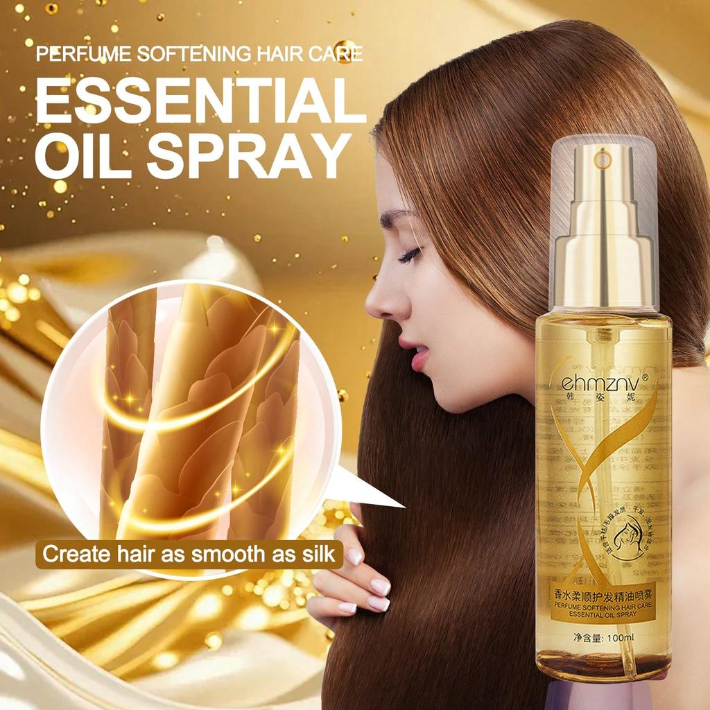 1/2PC10ml Perfume Hair Care Essential Oil, Moisturizing And Moisturizing, Fresh And Not Greasy, Easy