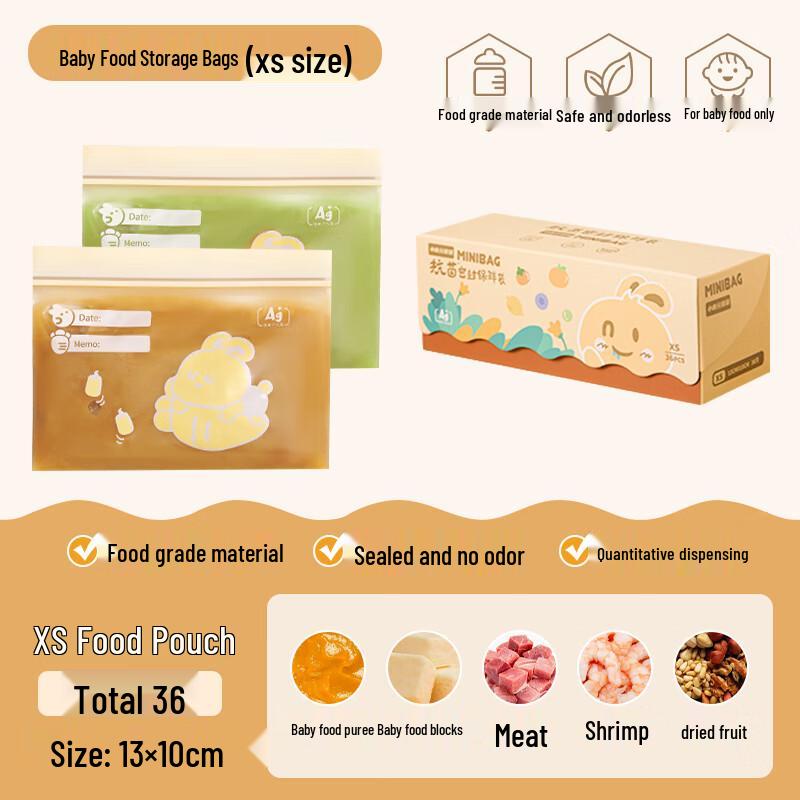 BAYCO Baby Food Storage & Sealing Bags