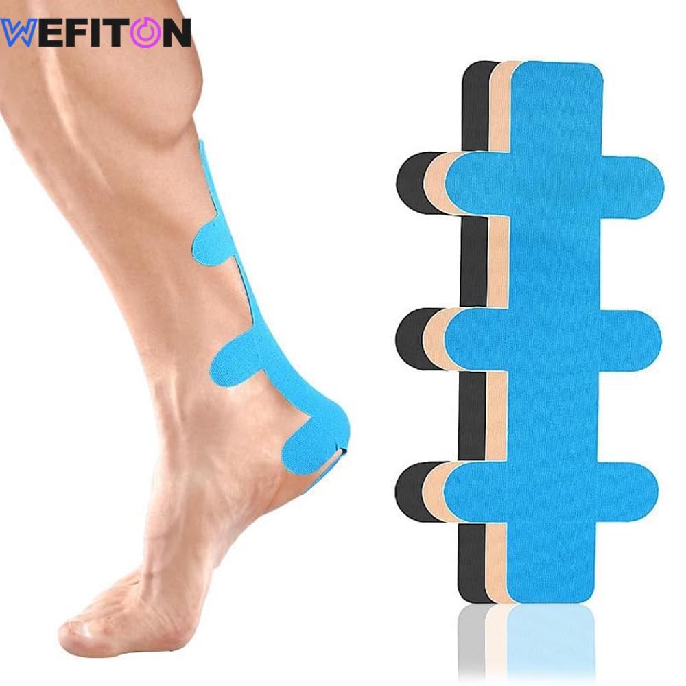 10Pcs Kinesiology Tape For Achilles Tendon Support Elastic Breathable Athletic K Tape For Daily Sports Use