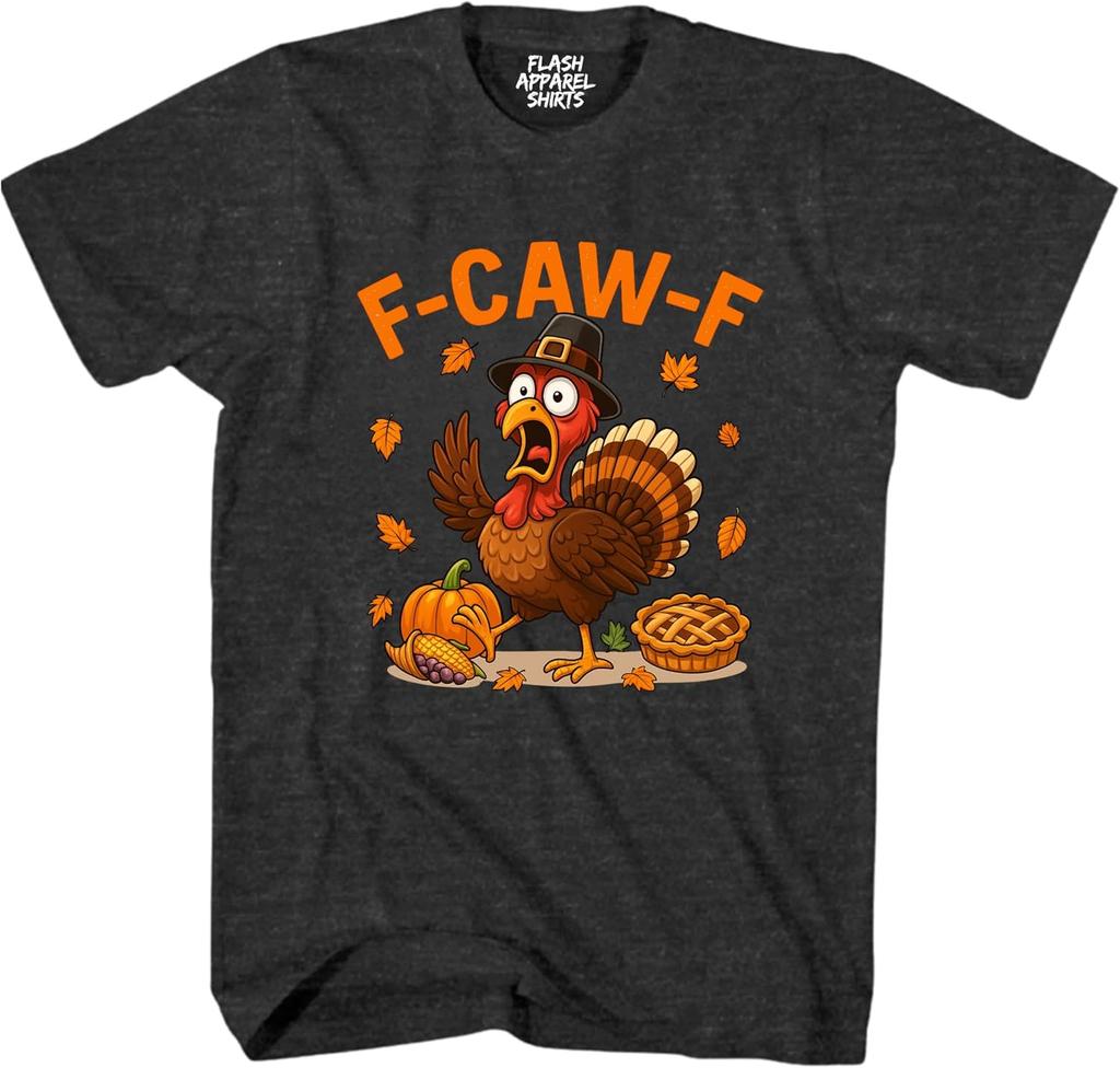 Funny Thanksgiving Turkey FCAWF Pie T-shirt