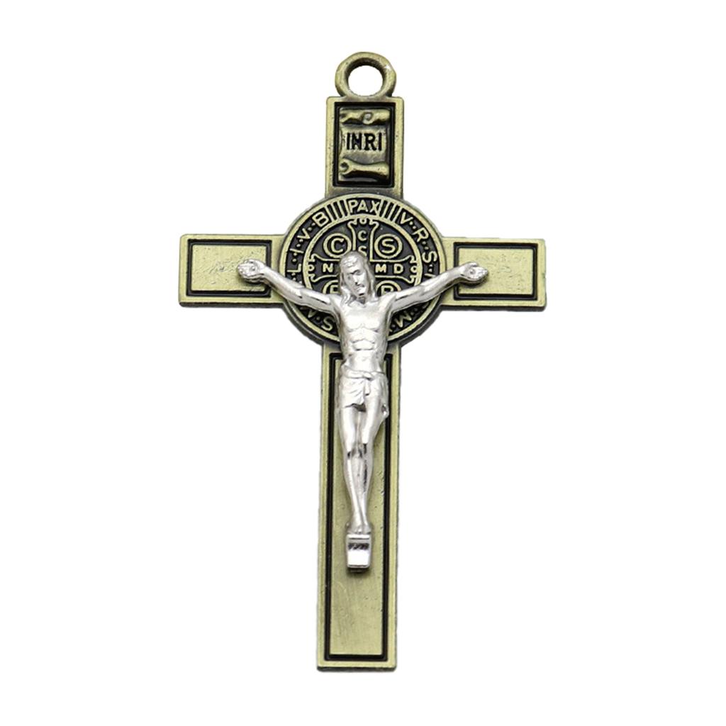 Necklaces Unique Metal Pendants Jewelry Cross Charm Suitable for Christian Believers Gift Enthusiasts Trendsetters