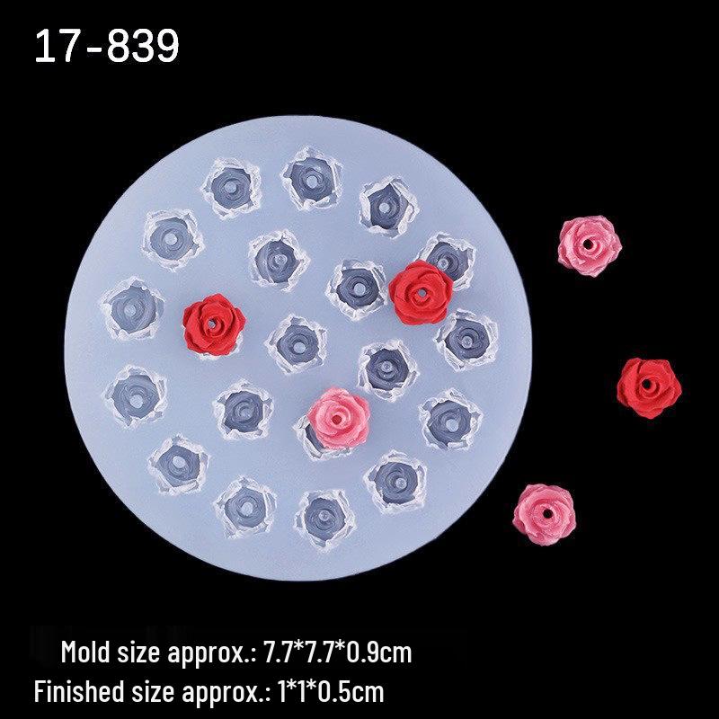 Cherry Blossom Rose Silicone Mold for DIY Cake & Epoxy Decoration