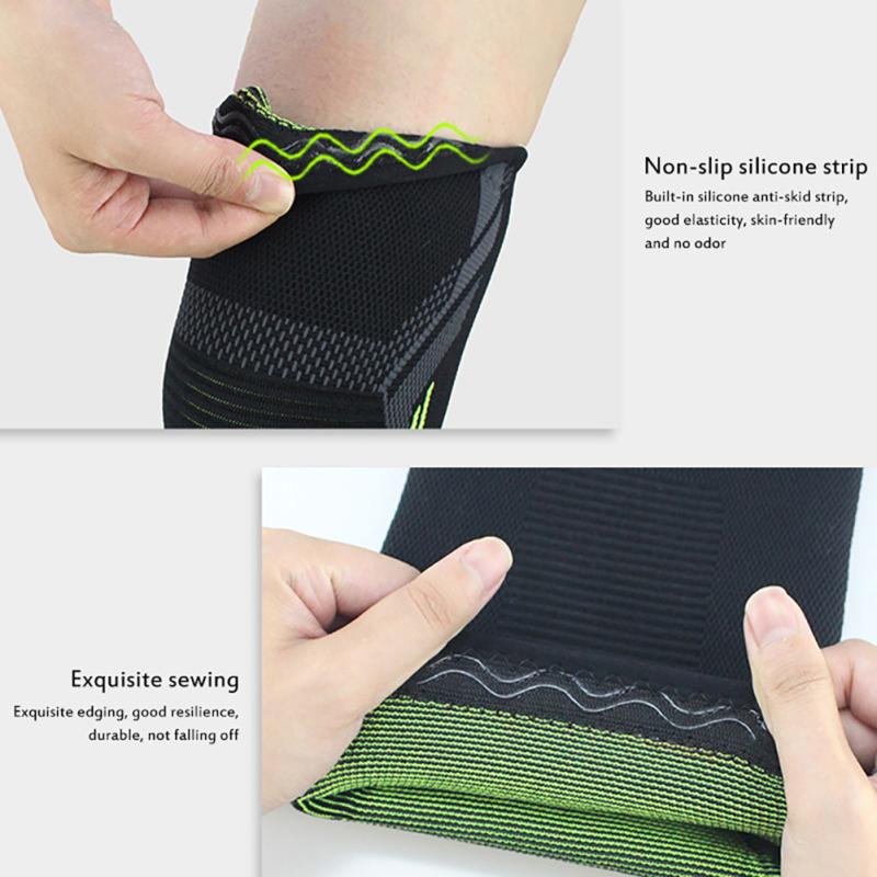 Sport Kniepolster Elastisch Rutschfest Kälteschutz Kniebandage Fitness Laufen Radfahren Ausrüstung