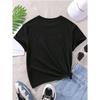 Cartoon Smiley Face Print Short-sleeved T-shirt Casual and Versatile Style Suitable for Children's Outings and Daily Wear