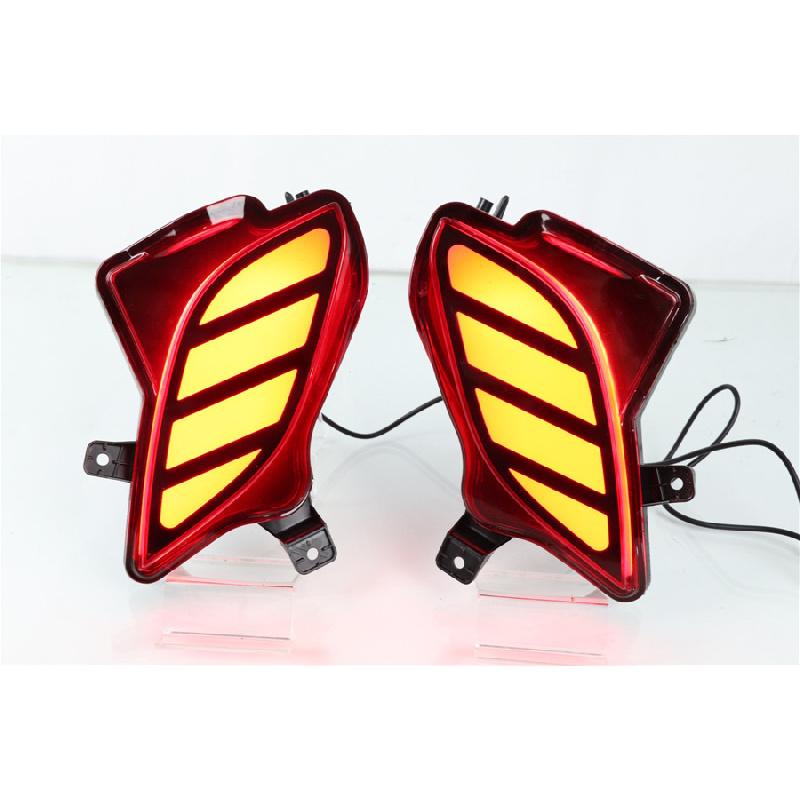 LED Rear Bumper Fog Lights Brake Lamps Turn Lights For Toyota Highlander 2020-21