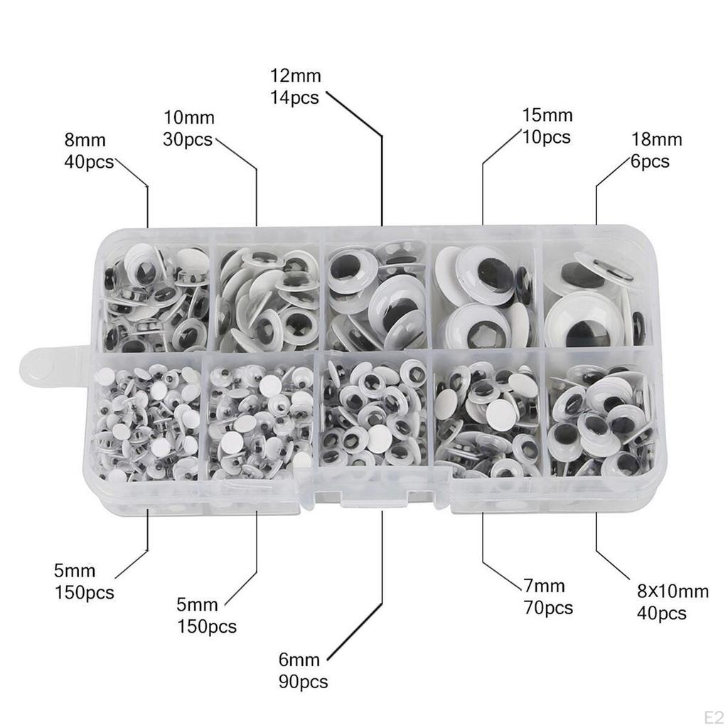 Self- Googly Eyes Assortment for Crafting Fun