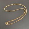 Goudkleurig Watergolf Dames Sleutelbeen Ketting - Modieus en Eenvoudig Ontwerp