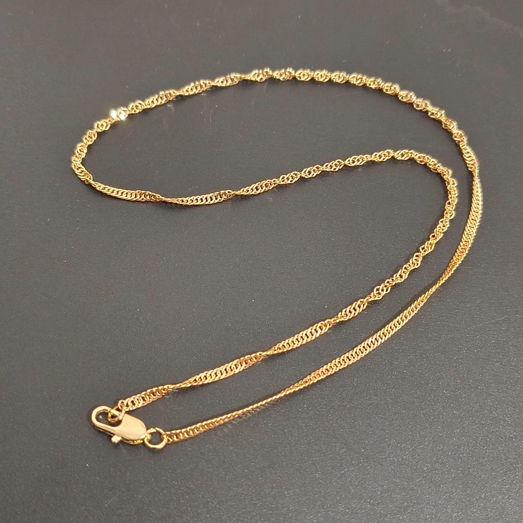 Goudkleurig Watergolf Dames Sleutelbeen Ketting - Modieus en Eenvoudig Ontwerp