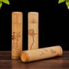 2PCS Healthy Pu'er Tea Box Chinese Style Tea Cans Tea Container Bamboo Tea Canister  Hotel