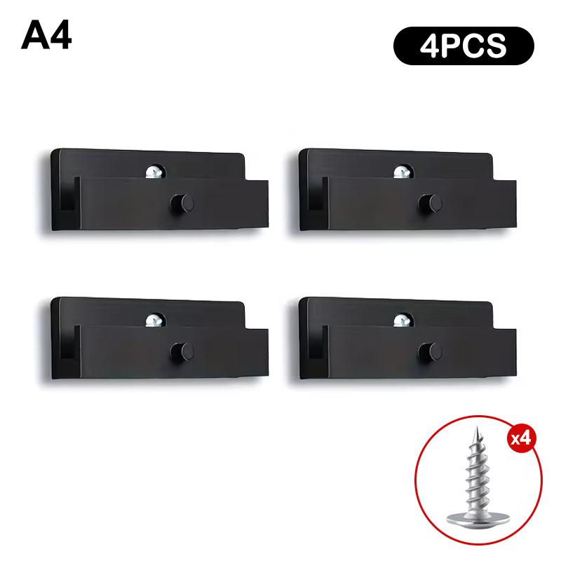 Retro Vinyl Record Display Stand With Album Cover Wall Mount - For, Music Studio, Record Store Decor - Space-Saving