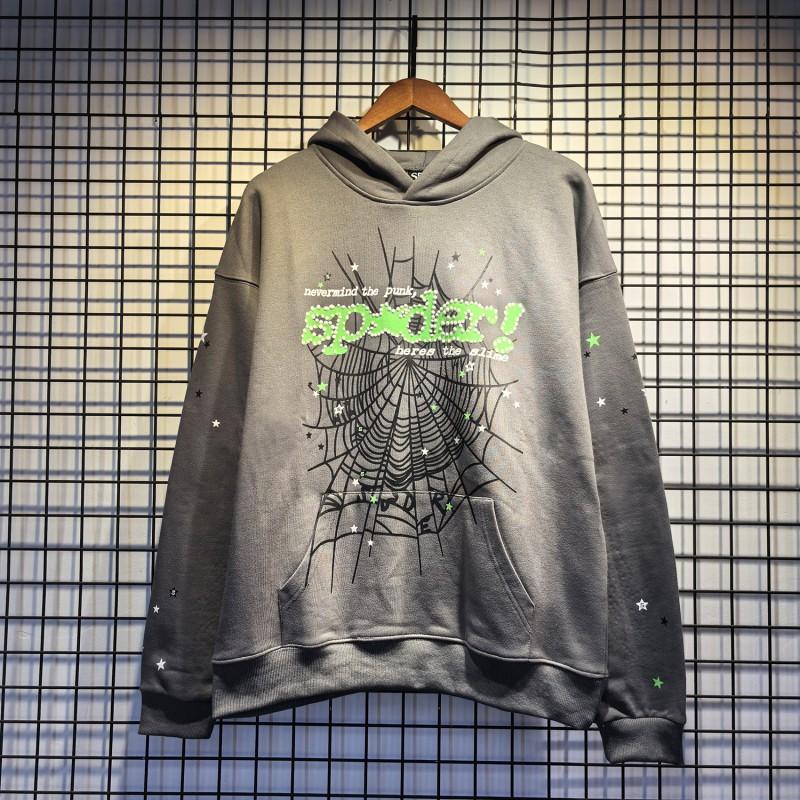 Mens Loose Fit Hoodie Hip Hop Style Printed Cotton Sweatshirt Streetwear