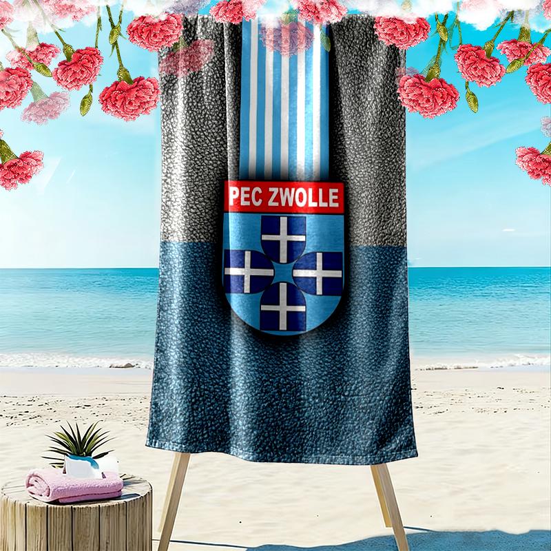 Pec Zwolle Print Beach Towel Large Soft Quick Dry Towel For Beach Camping Swimming