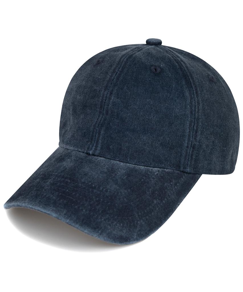 Chaebteo Standard Stone-Washed Ball Cap-Navy