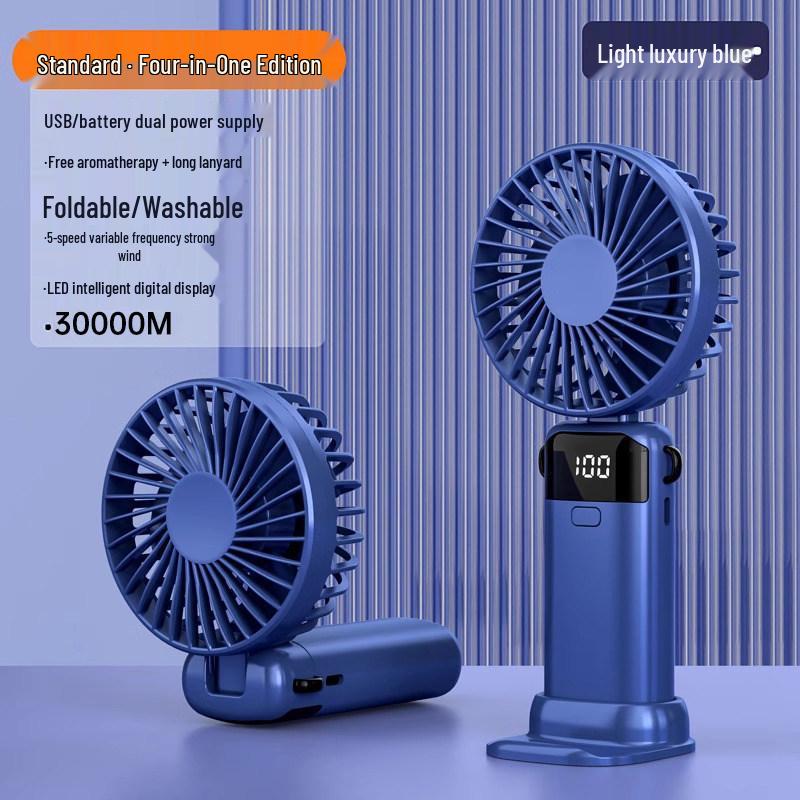 2026 Model Handheld Mini Fan: Rechargeable, Ultra-Quiet, Portable Desk Accessory