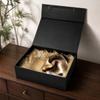 Foldable Design Gift Boxes With Lids Black Magnetic Closure Box Magnetic Flip Box  Birthday