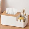 Wooden Cover Tissue Box Multi-Function Tissue Case New Napkin Storage Box  Table Decoration