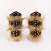 Three-Strap Viking Wrist Guards Faux Leather Faux Fur Wrist Guard  Knight Costume