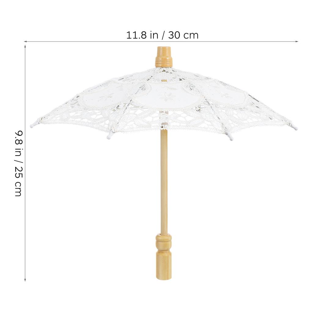 Umbrella Fancy Parasol Prop Ladies Lace Wedding Props Vintage Umbrellas Decorative Small