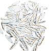 100 Pieces White Handmade Label Shaped Tags for