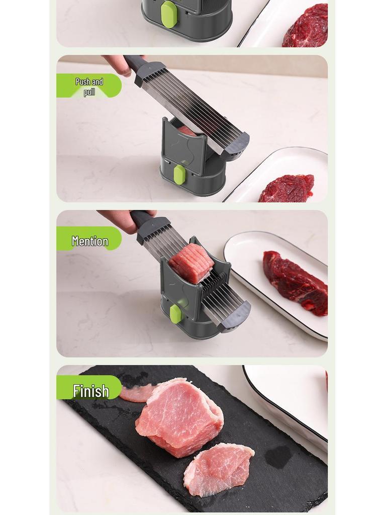 Effortless Meat Slicer for Fresh Beef - Easy To Clean, Perfect for Home Kitchens