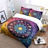 Zodiac-Themed Home Decor Set Soft Comfortable Duvet Cover Bedding Set Included 1*Duvet Cover & 2*Pillowcases, Gift