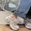 Silver Daddy shoes women's summer 2025 new thick-soled heightening mesh shoes mesh breathable thin casual sports shoes