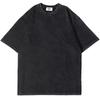 Fashion Retro Washed Cotton T-shirt Unisex O-neck Cool Summer T-shirt Short-sleeved T-shirt Top