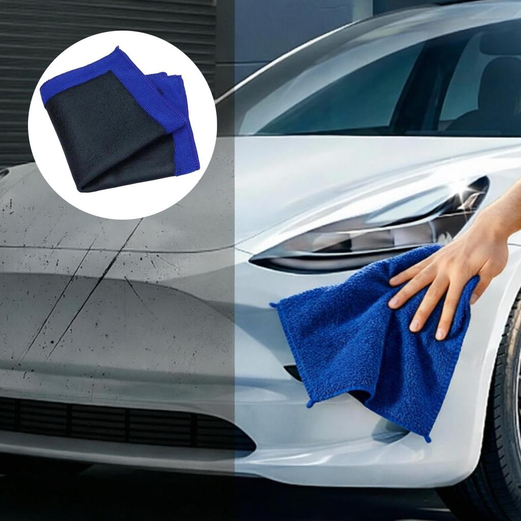 Clay Bar Towel for Car Detailing Microfiber Fine Grade Synthetic Mitt Auto Detailing Towel for Interior Carpet Glass Paint Wheel