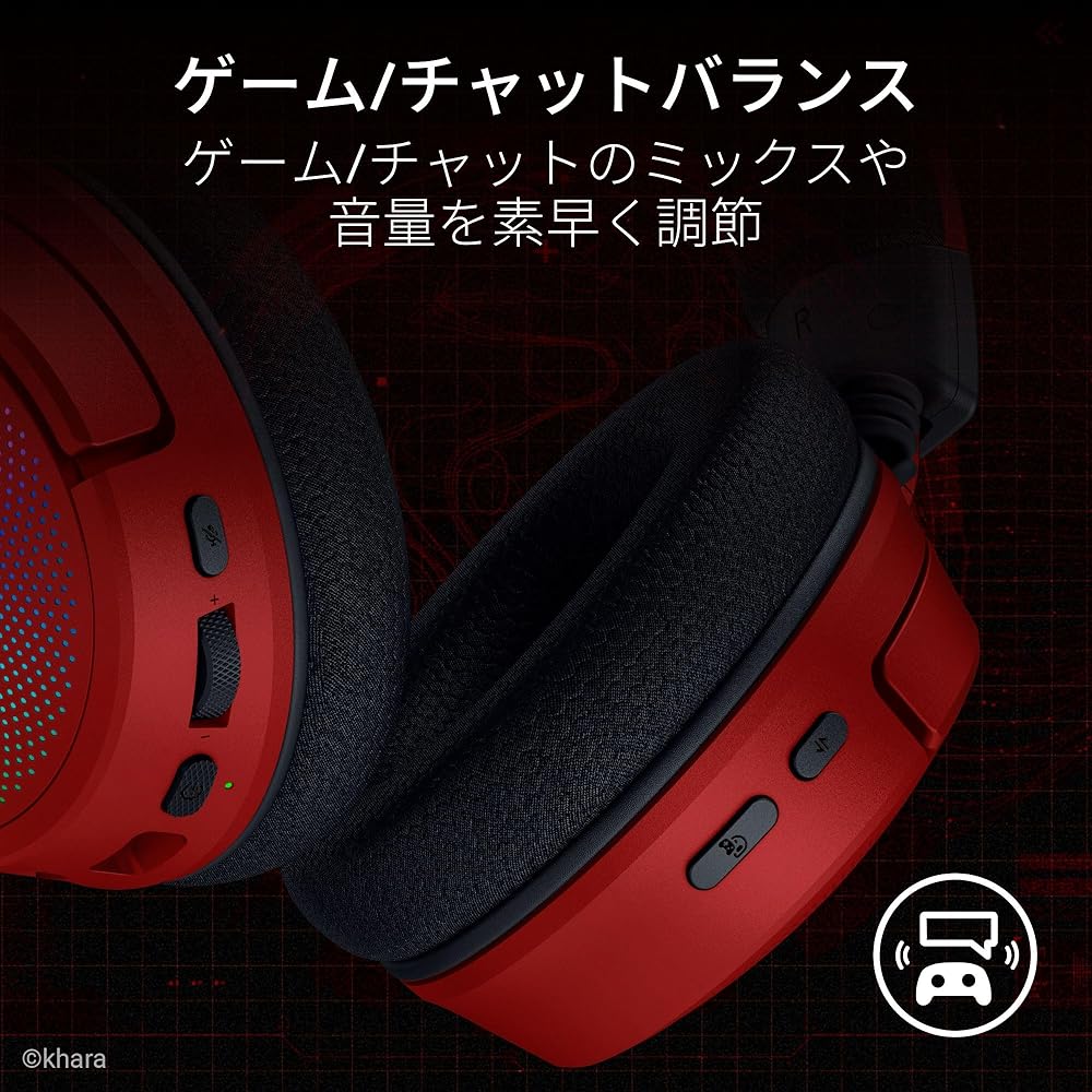 Razer Kraken V4 Evangelion Edition Gaming Headset 40mm Drivers HyperClear Microphone Wireless Bluetooth USB Connection