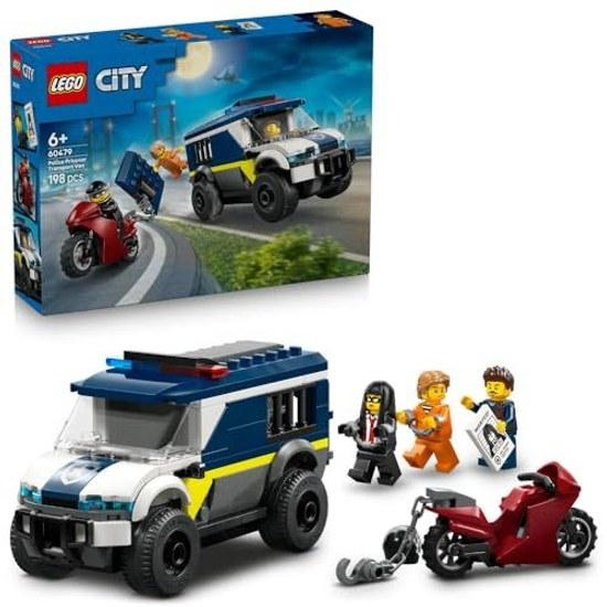 LEGO City Polizeitransportfahrzeug 60479 Spielzeug Jungen Mädchen Spielzeug Geburtstagsgeschenk Bausteine pädagogisch 6 Jahre 7 8 9 Fahrzeuge Autos Mini Kinder 198 Teile